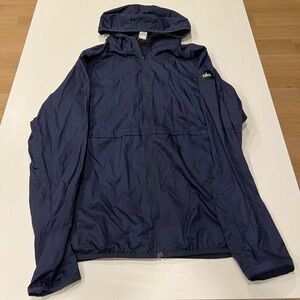 ALO Yoga Men's Navy Blue Windbreaker
